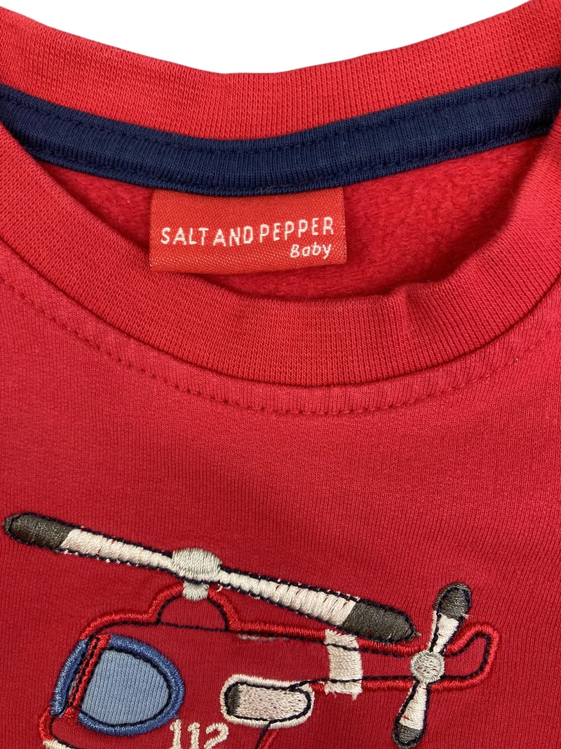 Salt and Pepper Pullover 80 | 12m
