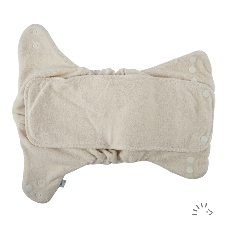 Popolini 10 Windelhosen MaxiSnap Soft Natur