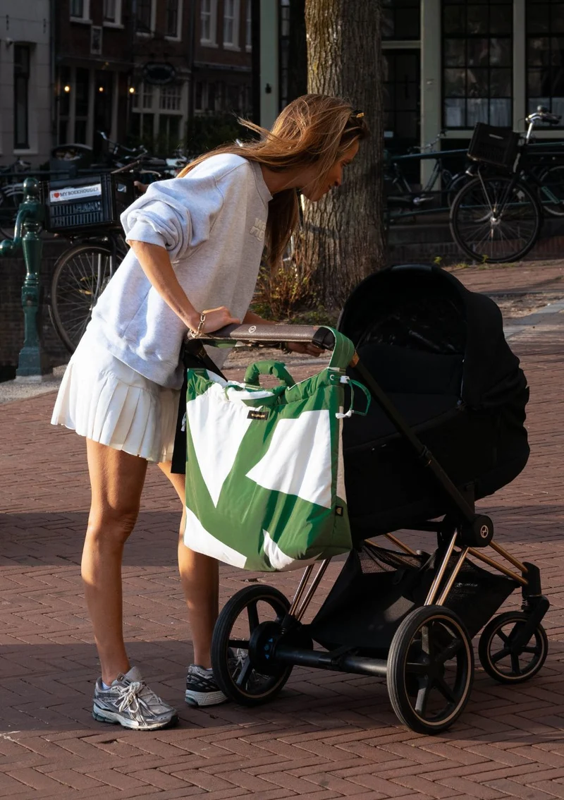 Wickeltasche Green Graphic