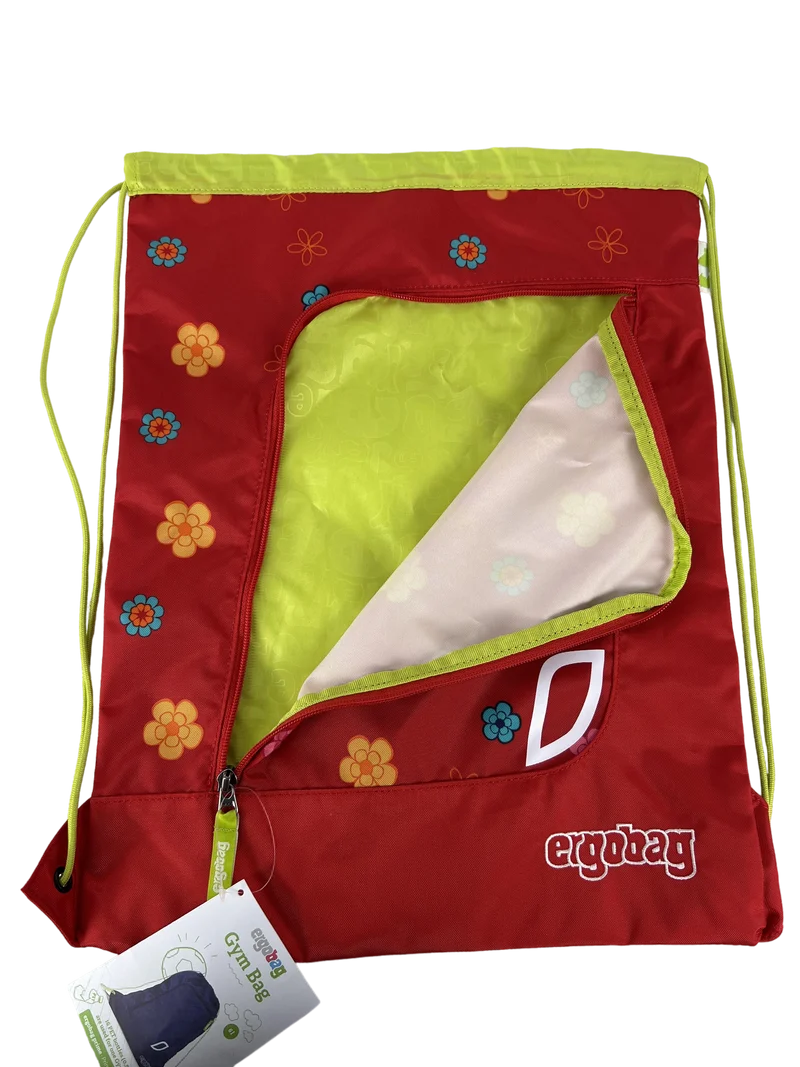 Ergobag Turnbeutel / Sportbeutel mit Blümchen – Neu & Kollektionsmuster | Über 50 % günstiger bei Tildi