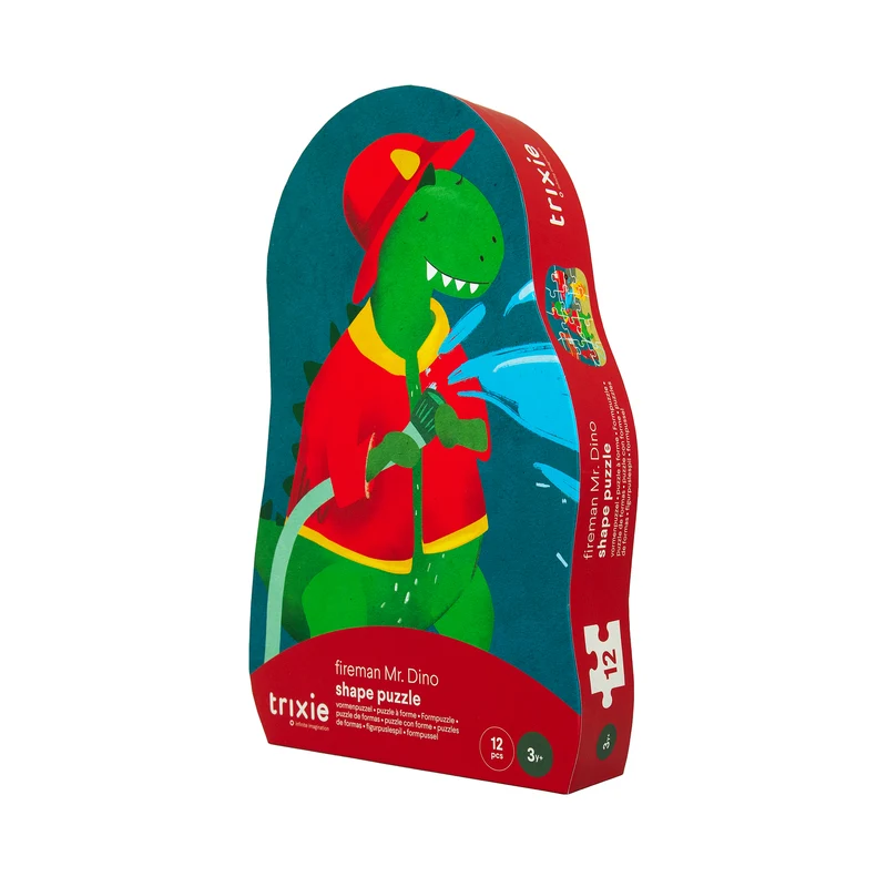 Puzzle "Feuerwehrmann Mr. Dino" von Trixie