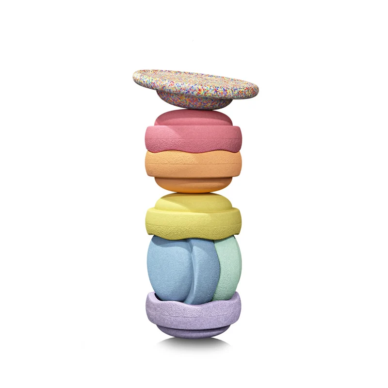 Stapelstein Rainbow Set pastel