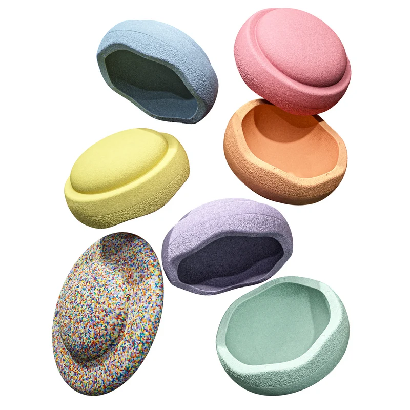 Stapelstein Rainbow Set pastel