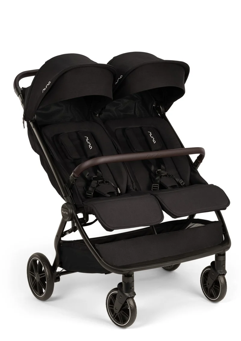 Geschwisterbuggy 'TRVL dubl' Caviar