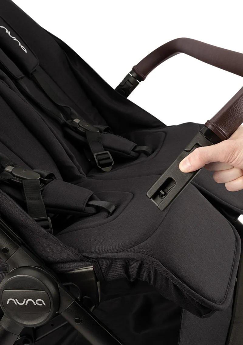 Geschwisterbuggy 'TRVL dubl' Caviar