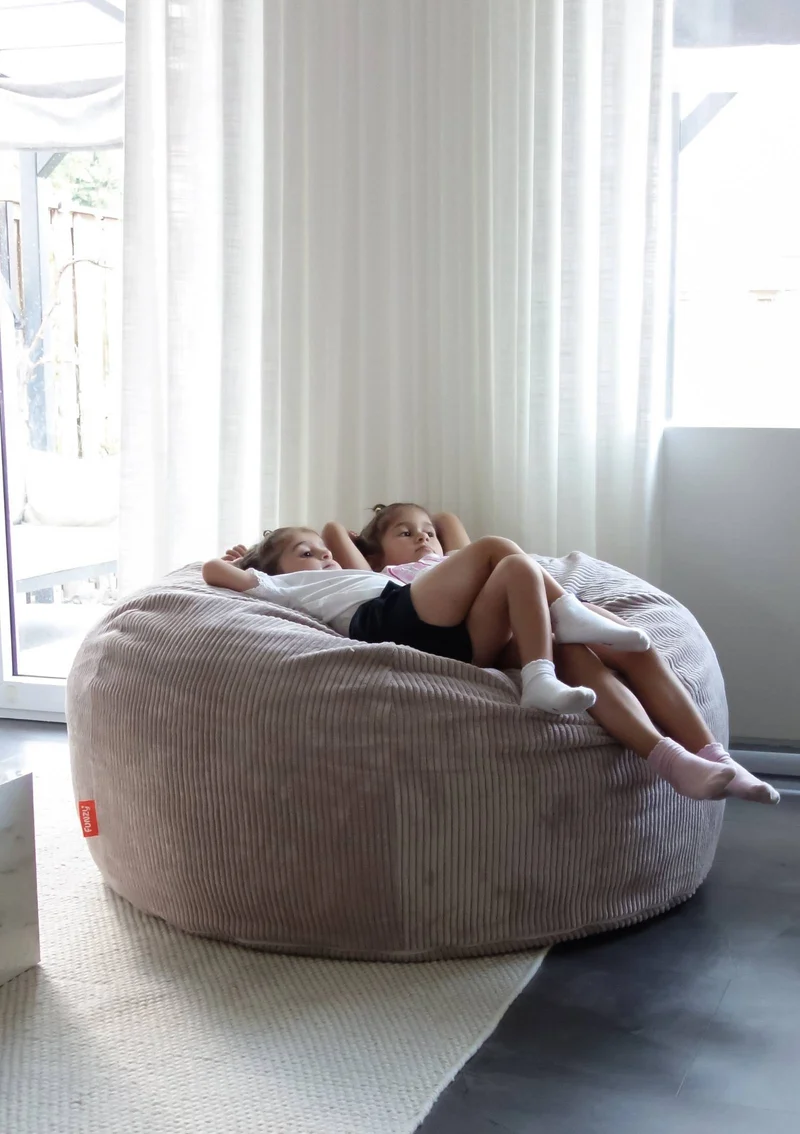 Family Sitzsack XXL Cord Kirschblüte Rosa