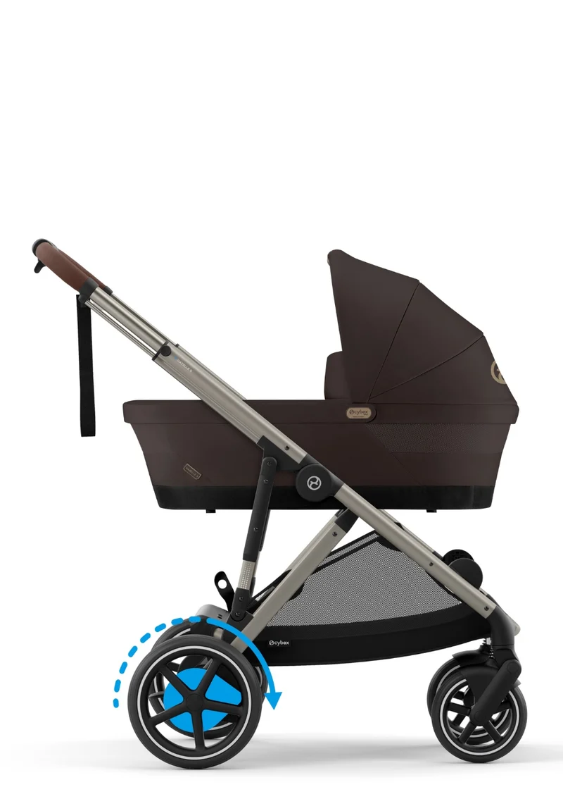Kinderwagen 'e-Gazelle S' Chocolate Brown / Taupe Frame