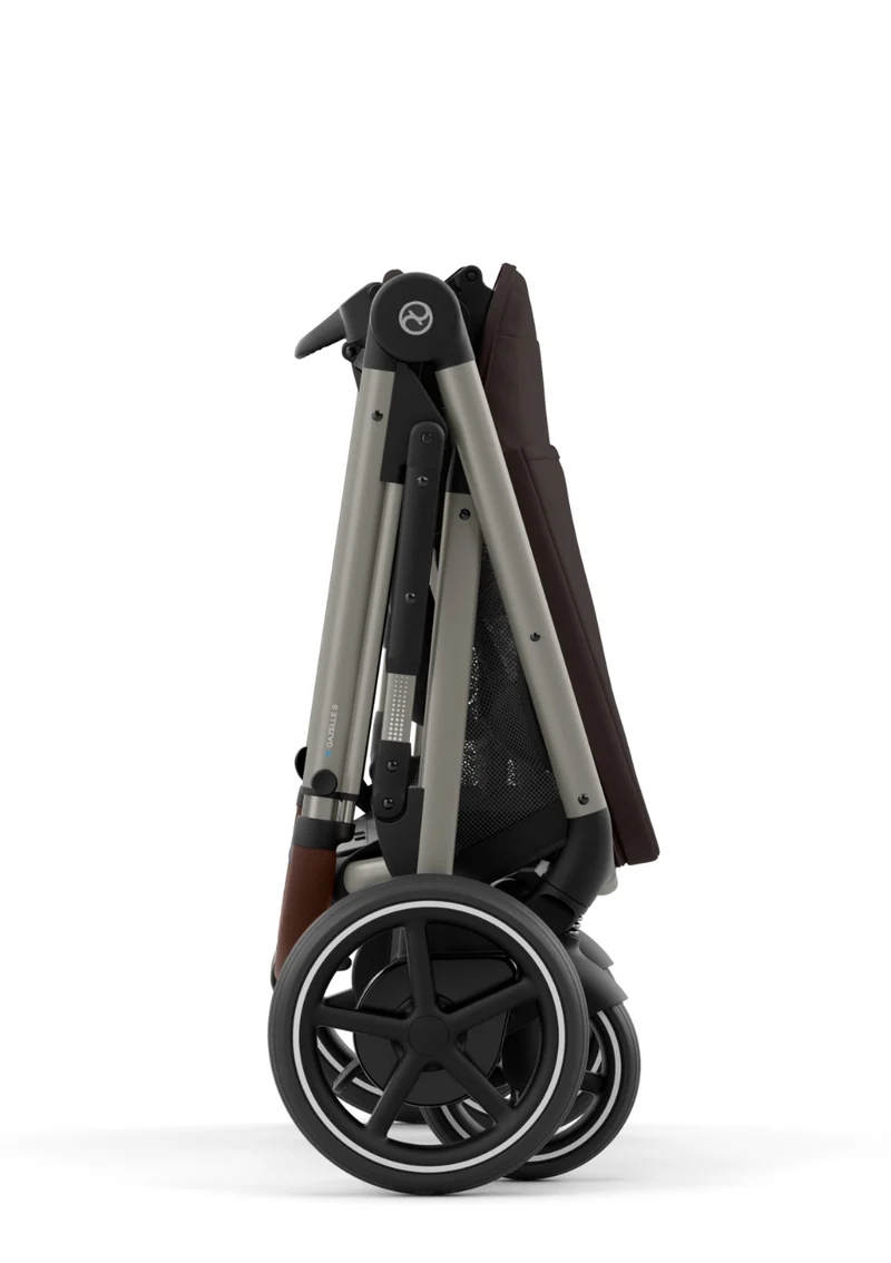 Kinderwagen 'e-Gazelle S' Chocolate Brown / Taupe Frame