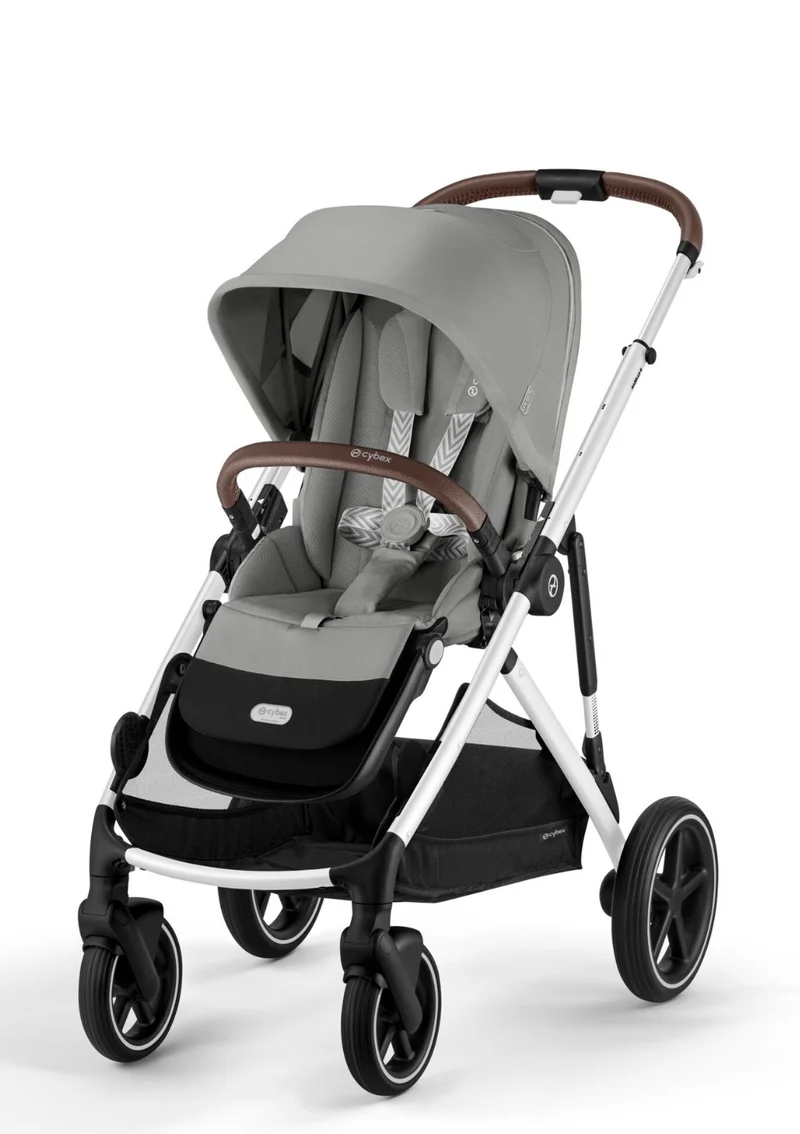 Kinderwagen 'Gazelle S' Stone Grey / Silver Frame