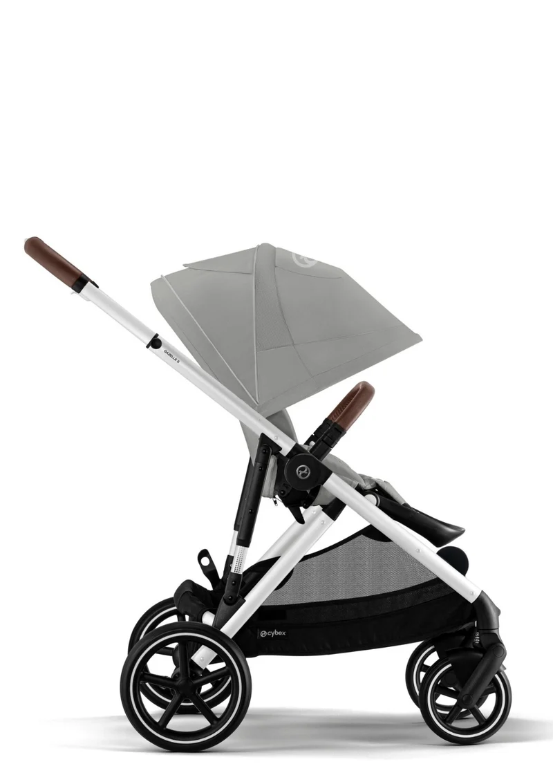 Kinderwagen 'Gazelle S' Stone Grey / Silver Frame