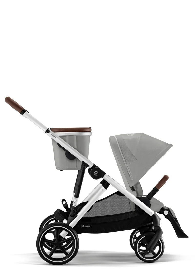 Kinderwagen 'Gazelle S' Stone Grey / Silver Frame