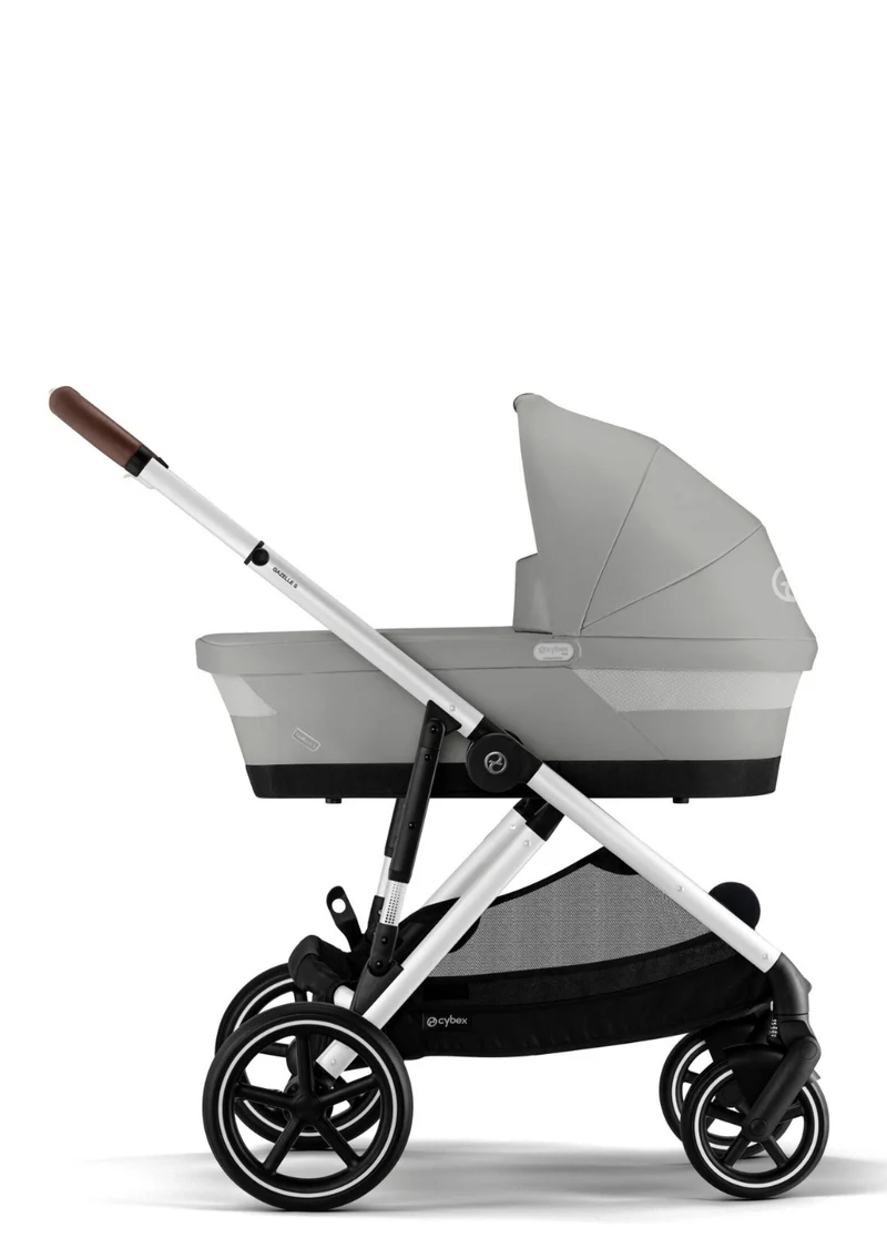 Kinderwagen 'Gazelle S' Stone Grey / Silver Frame