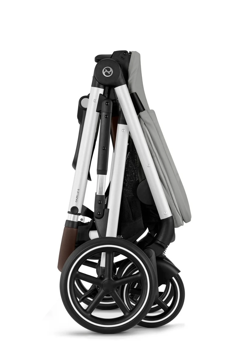 Kinderwagen 'Gazelle S' Stone Grey / Silver Frame