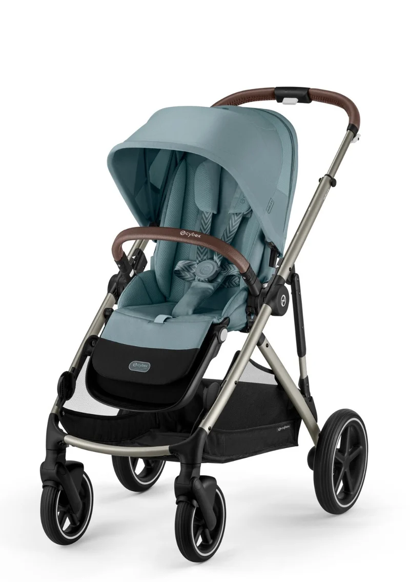 Kinderwagen 'Gazelle S' Taupe / Stormy Blue