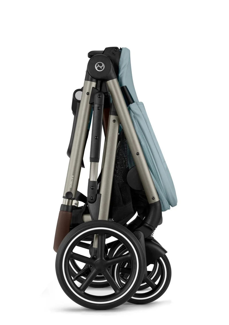 Kinderwagen 'Gazelle S' Taupe / Stormy Blue