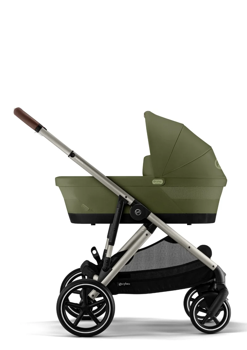 Kinderwagen 'Gazelle S' Moss Green / Taupe Frame