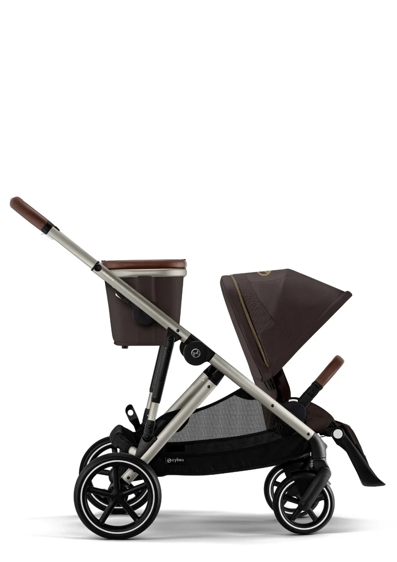 Kinderwagen 'Gazelle S' Chocolate Brown / Taupe Frame