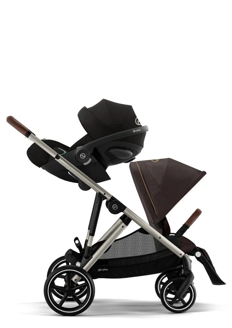 Kinderwagen 'Gazelle S' Chocolate Brown / Taupe Frame