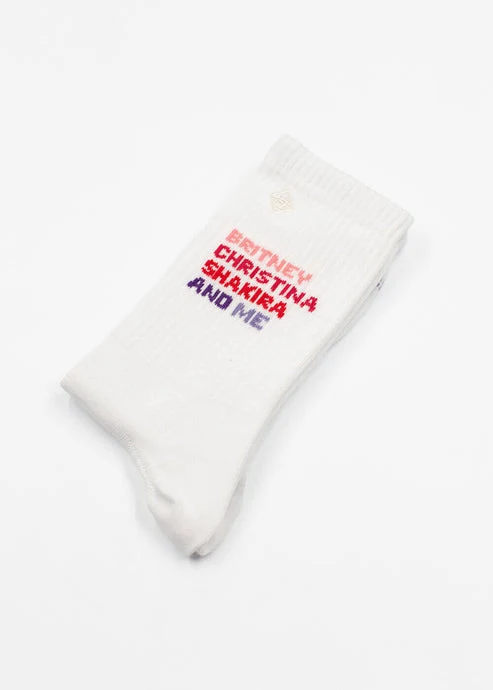 Tennissocken "Britney and me" von J. Clay für Frauen und Männer