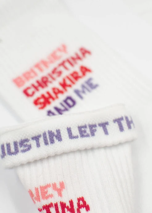 Tennissocken "Britney and me" von J. Clay für Frauen und Männer