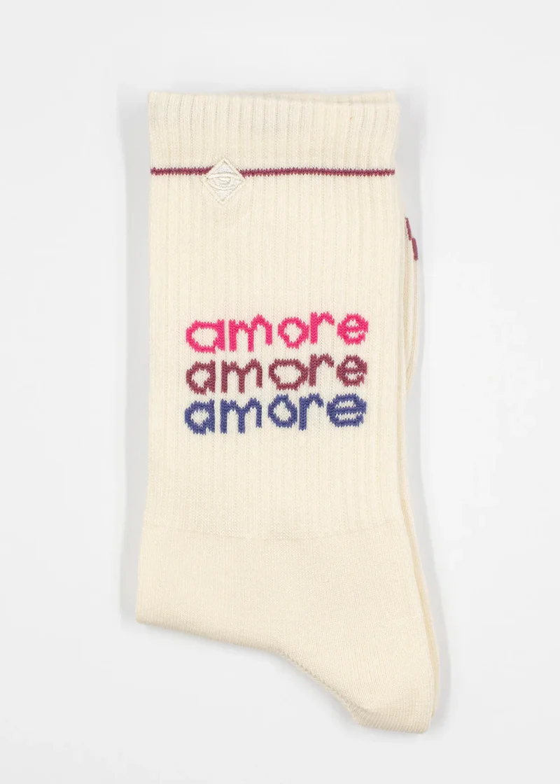 Tennissocken "Amore Amore" von J. Clay für Frauen und Männer
