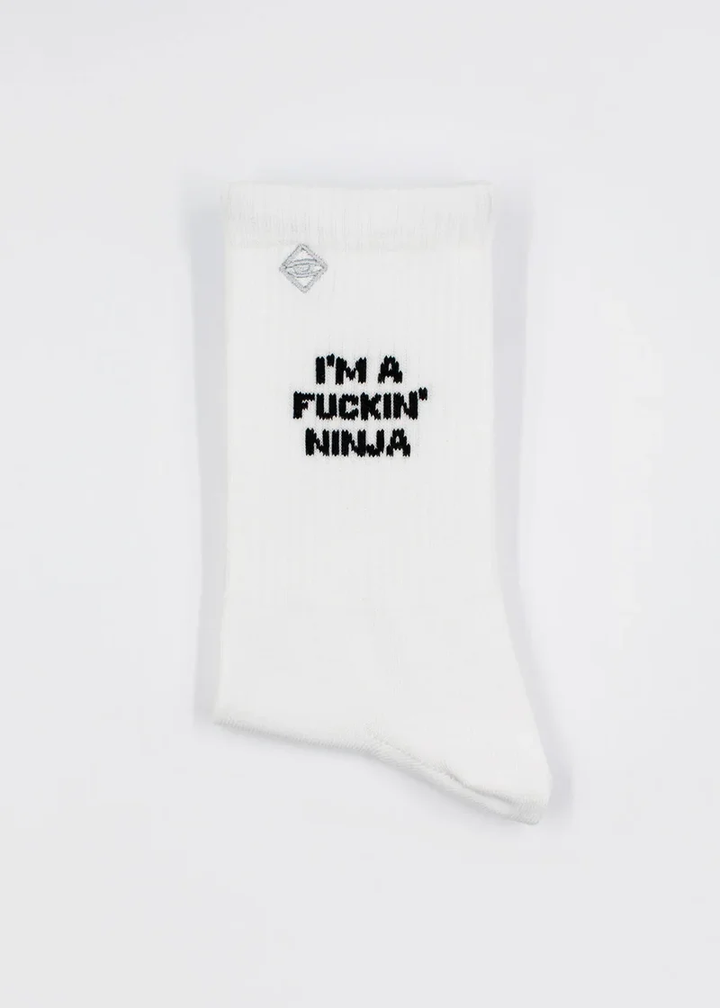 Tennissocken "I´m a Ninja" von J. Clay für Frauen und Männer