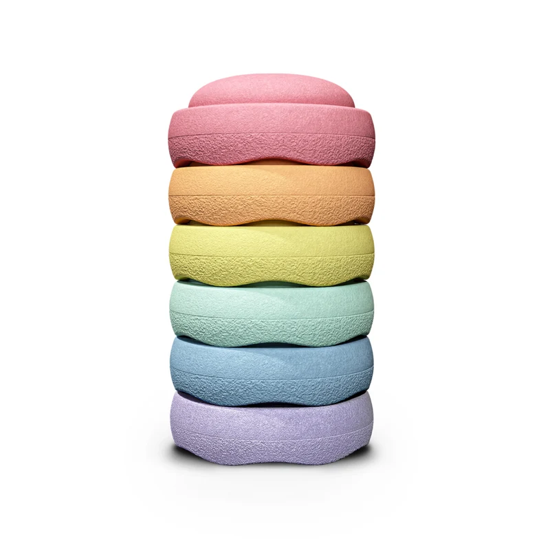 Stapelstein Original rainbow pastel