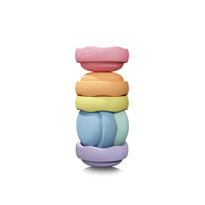 Stapelstein Original rainbow pastel