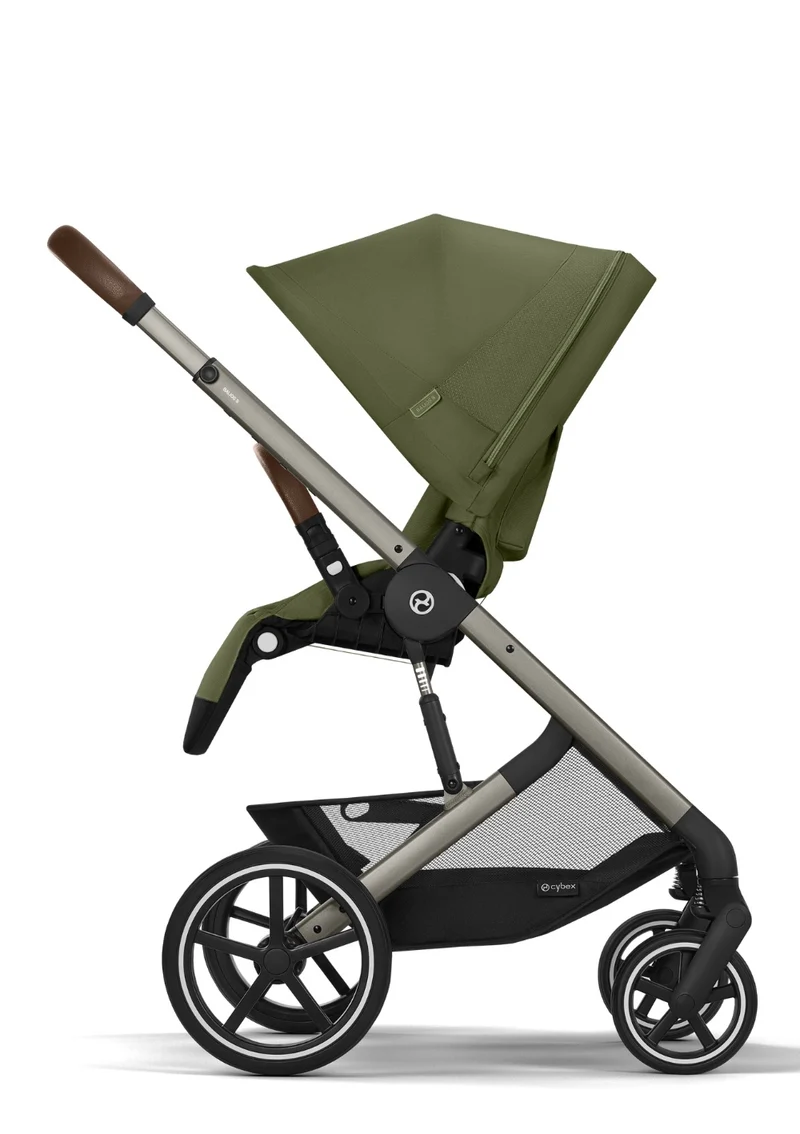 Kinderwagen 'Balios S LUX' Taupe / Moss Green