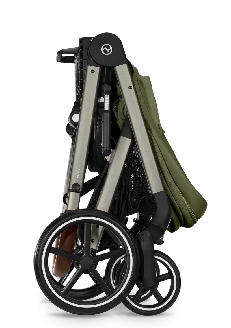 Kinderwagen 'Balios S LUX' Taupe / Moss Green