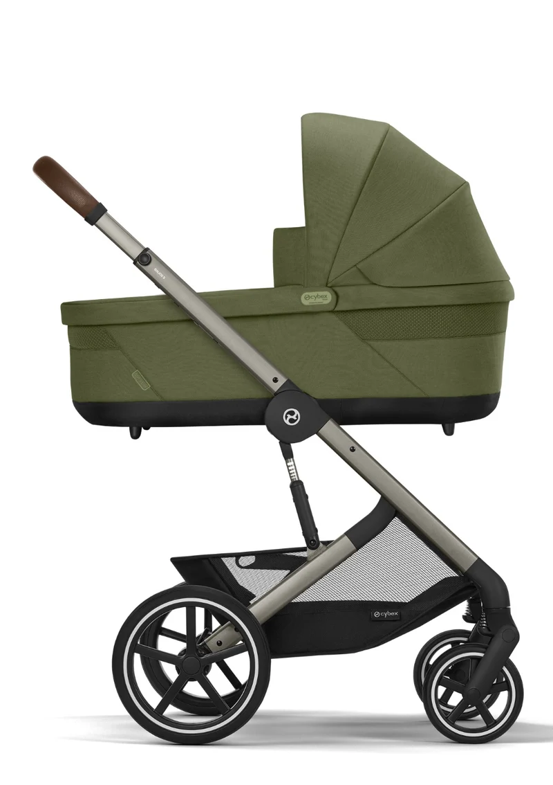 Kinderwagen 'Balios S LUX' Taupe / Moss Green