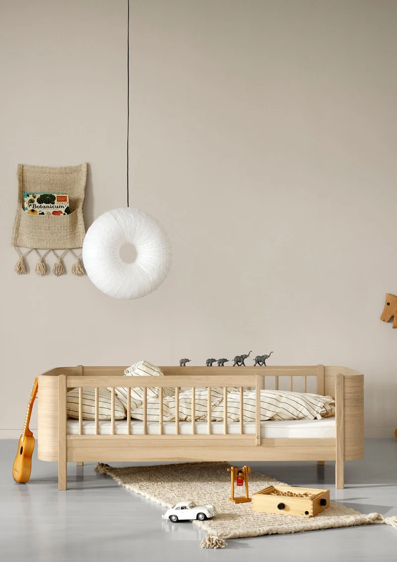 Umbauset für 'Wood Mini+' Babybett zum Juniorbett Eiche
