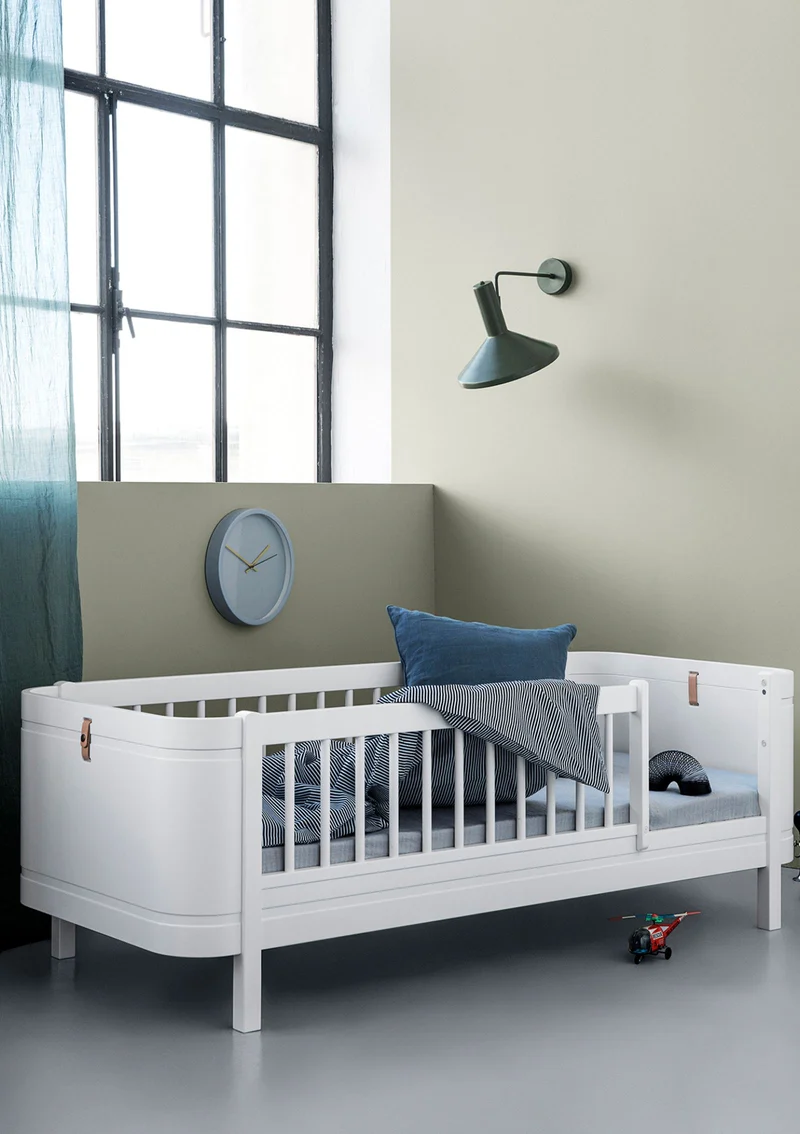 Umbauset für 'Wood Mini+' Babybett zum Juniorbett Weiß