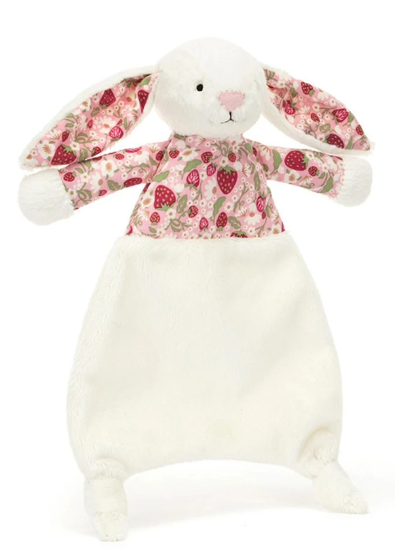 Schmusetuch 'Blossom Cream Bunny Comforter' Berry