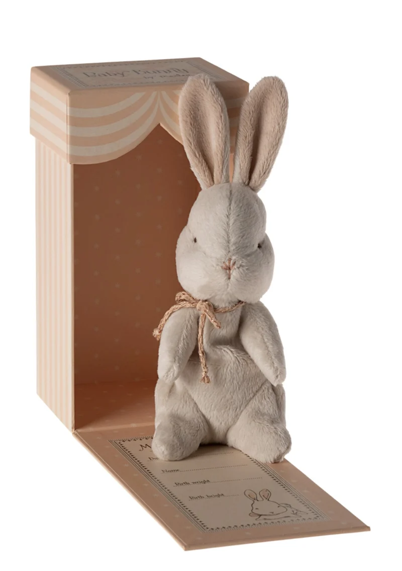Stofftier 'Mein erster Hase' off-white