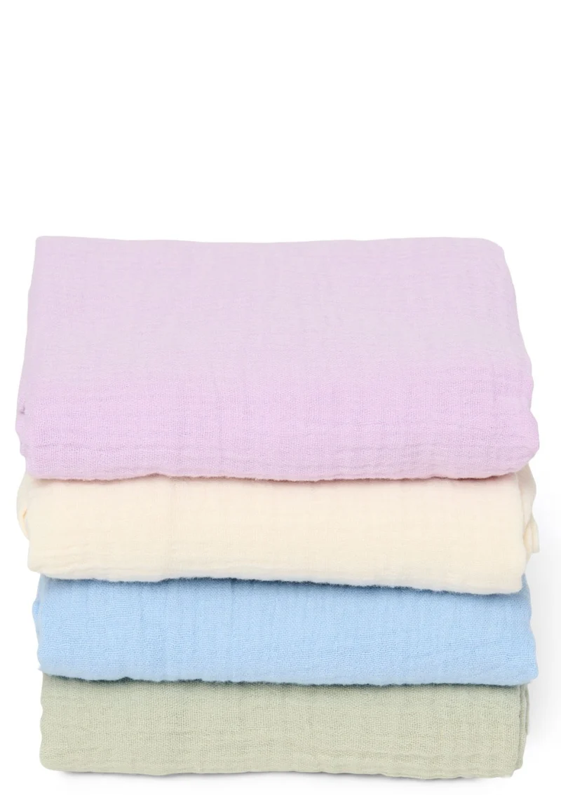 Musselin Mulltuch 'Swaddle Uni Medium' Lilac 70 x 70 cm