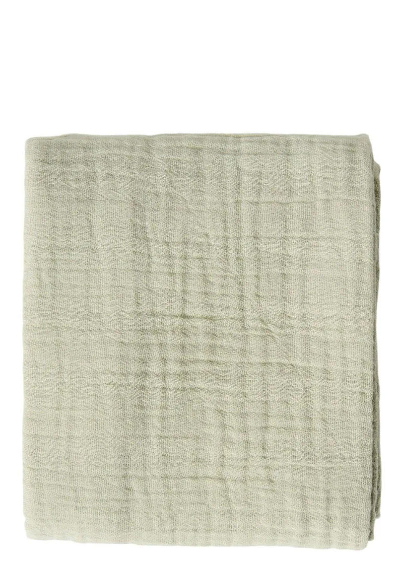 Musselin Mulltuch 'Swaddle Uni Medium' Sage Green 70 x 70 cm