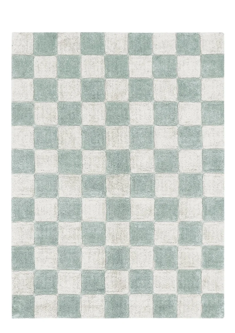 Teppich im Fliesenlook 'Kitchen Tiles' Blue Sage waschbar 160 x 120 cm