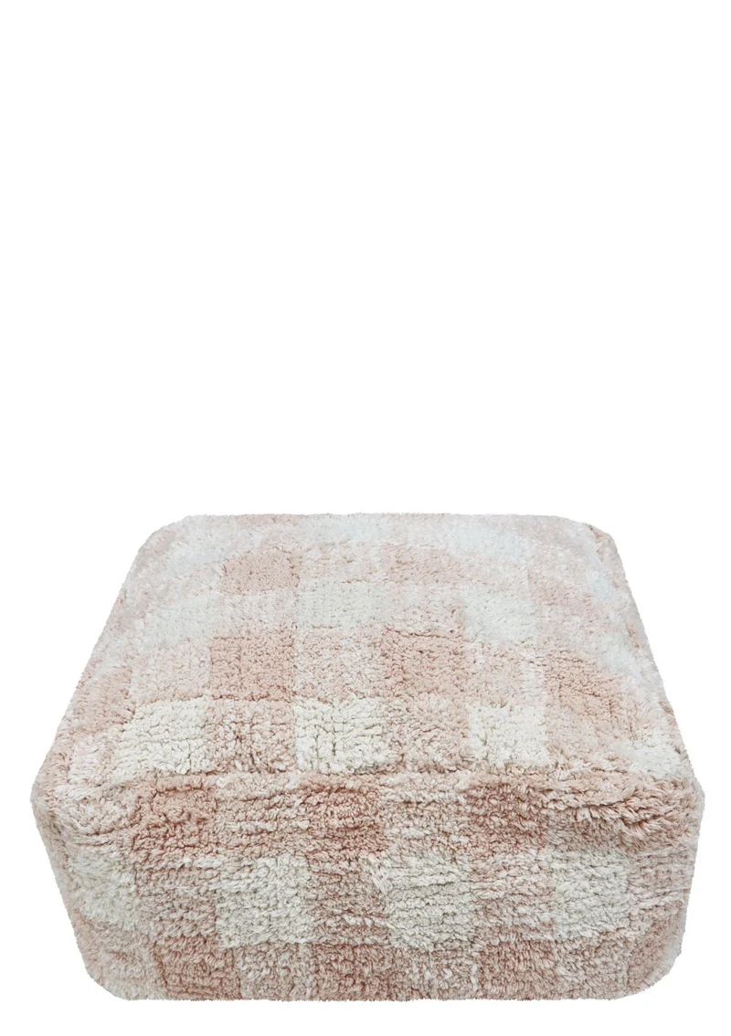 Sitzpouf 'Vichy' Rose