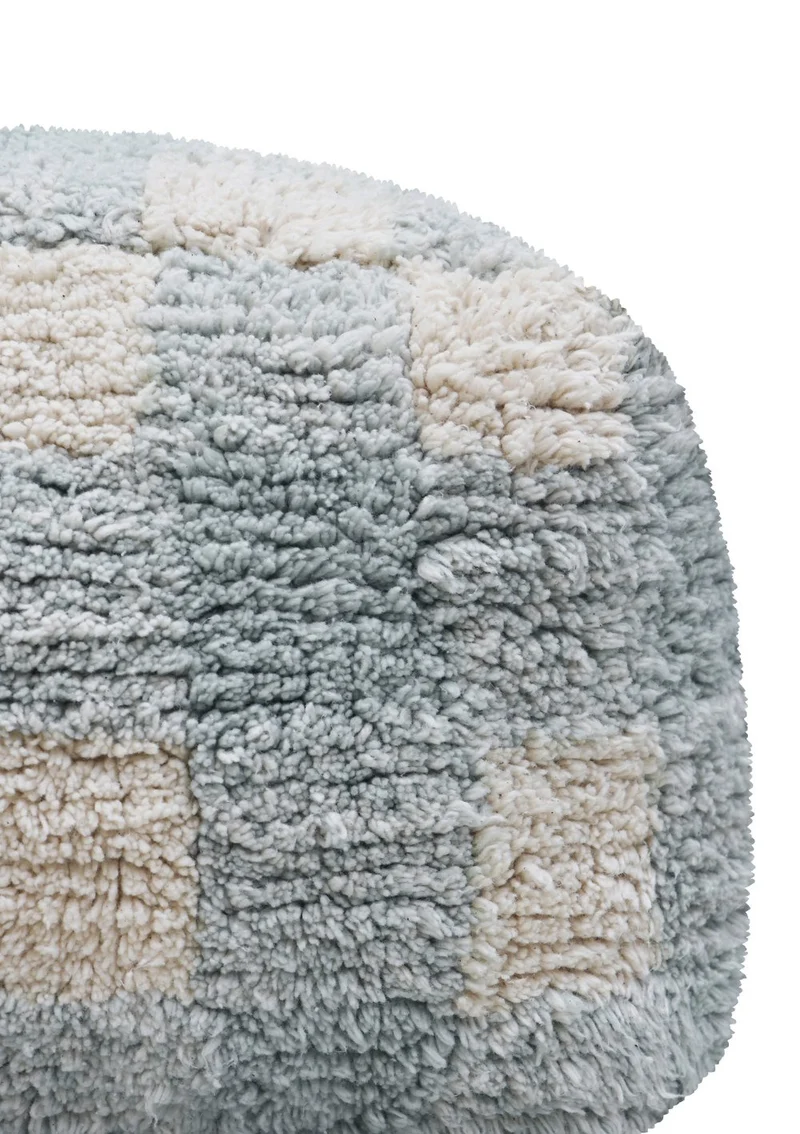 Sitzpouf 'Vichy' Blue Sage