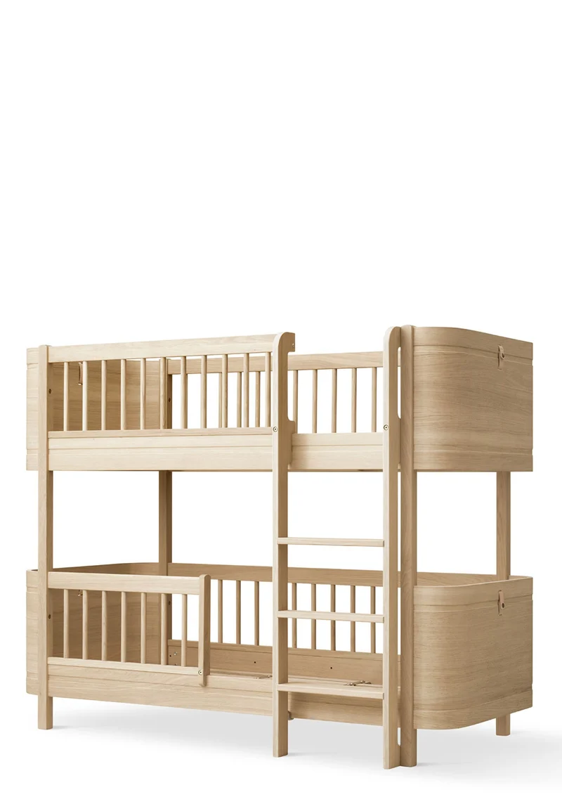 Umbauset für 'Wood Mini+' Juniorbett zum halbhohen Etagenbett Eiche