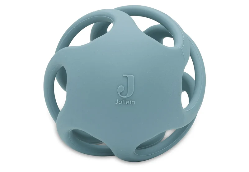 Hellblauer Silikonball in "Sea Green" von Jollein
