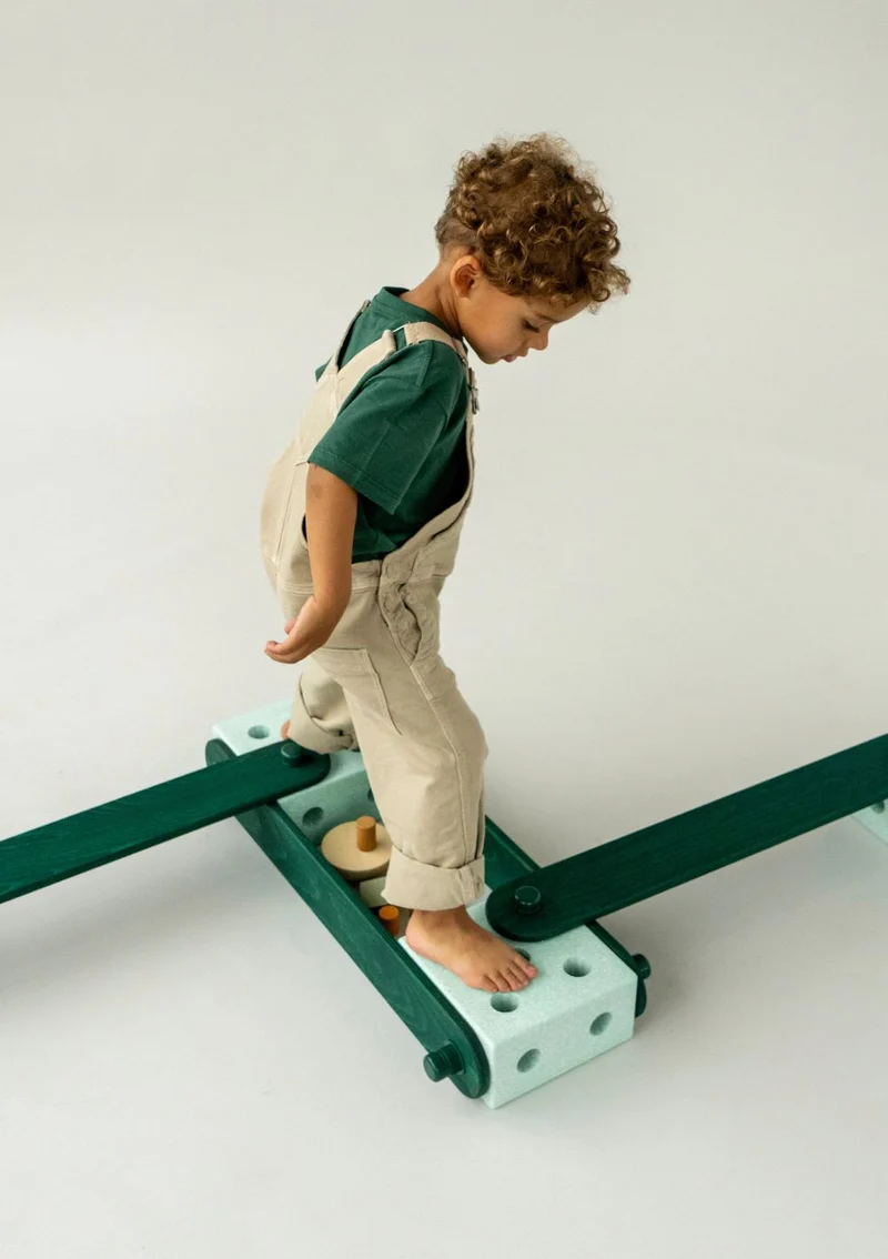 Balance Track-Set 17-teilig Ocean Mint / Forest Green