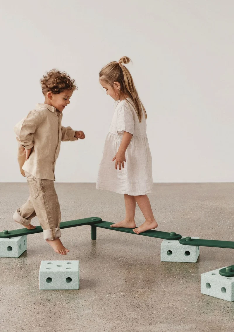 Balance Track-Set 17-teilig Ocean Mint / Forest Green