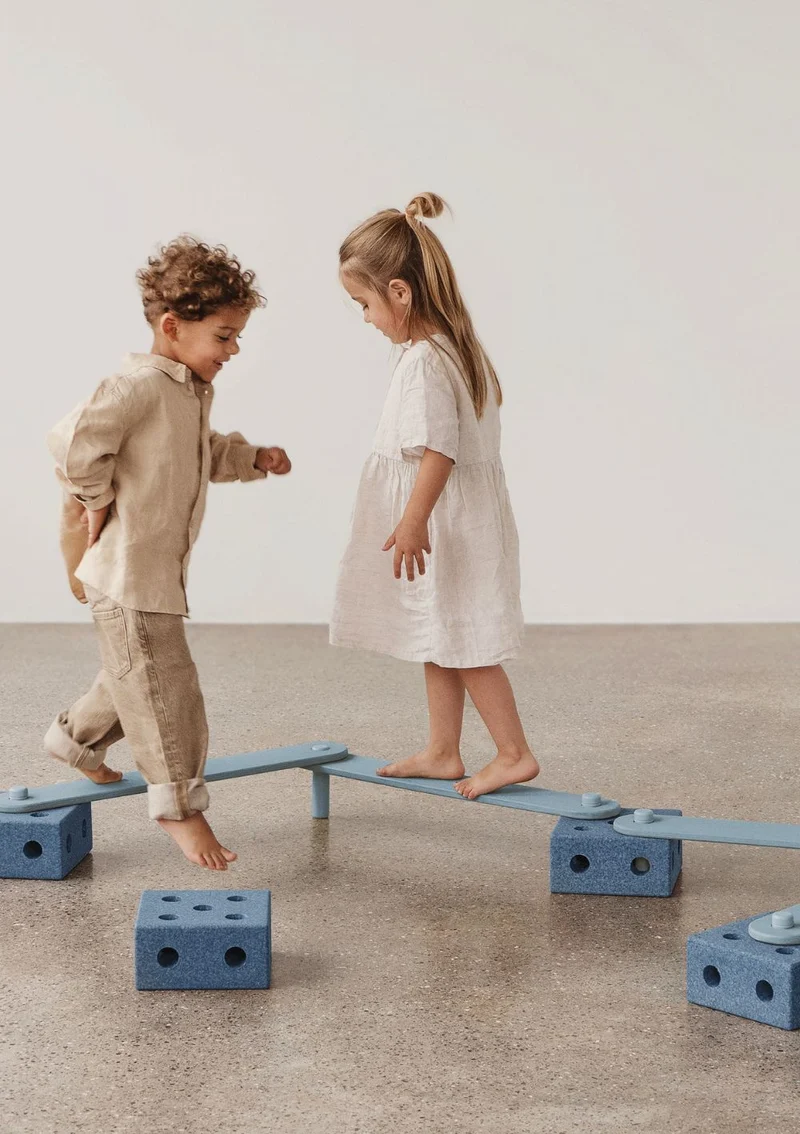 Balance Track-Set 17-teilig Deep Blue/ Sky Blue