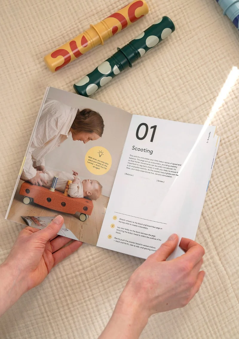 Baby Activity Set 10-teilig Sand Grey / Honey Yellow