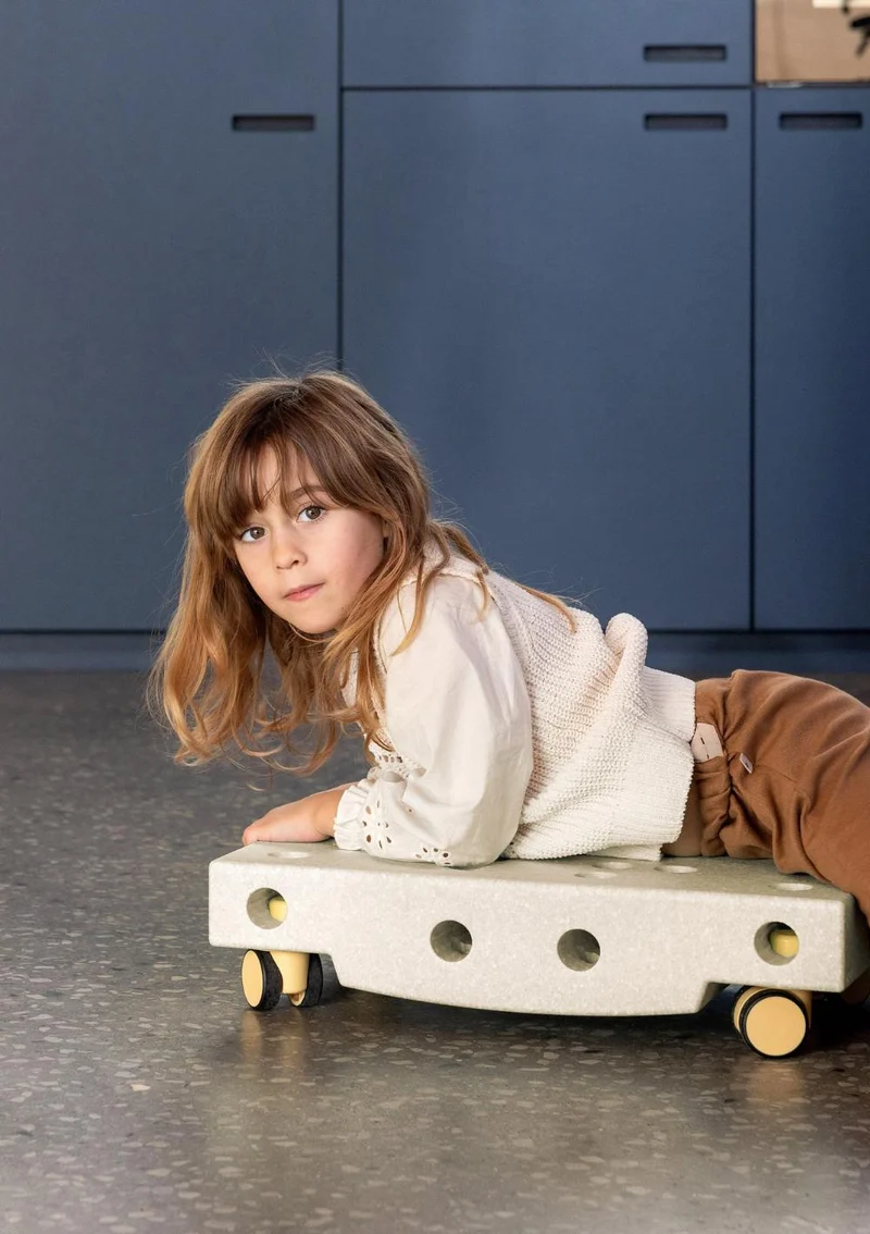 Bauspielzeug 'Curiosity-Set' 14-teilig Sand Grey / Honey Yellow
