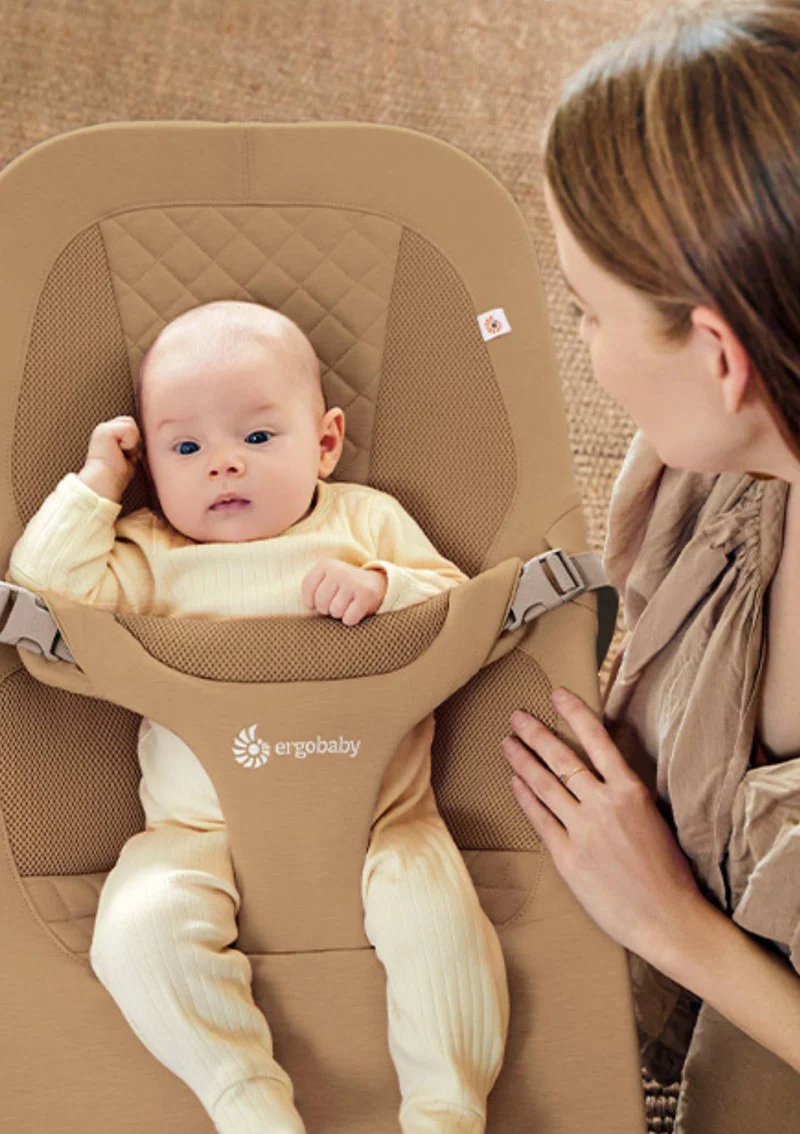 3-in-1 Babywippe 'Evolve' Knit Camel