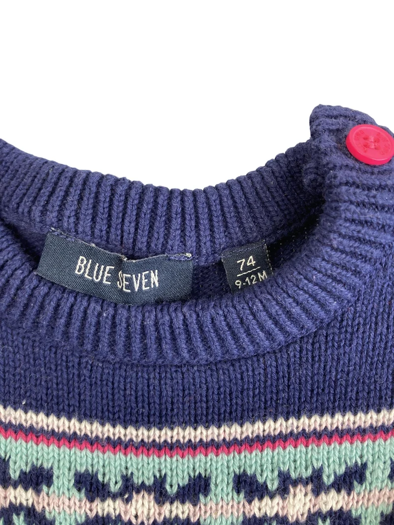 Blue Seven Strickkleid langarm 74 | 09m