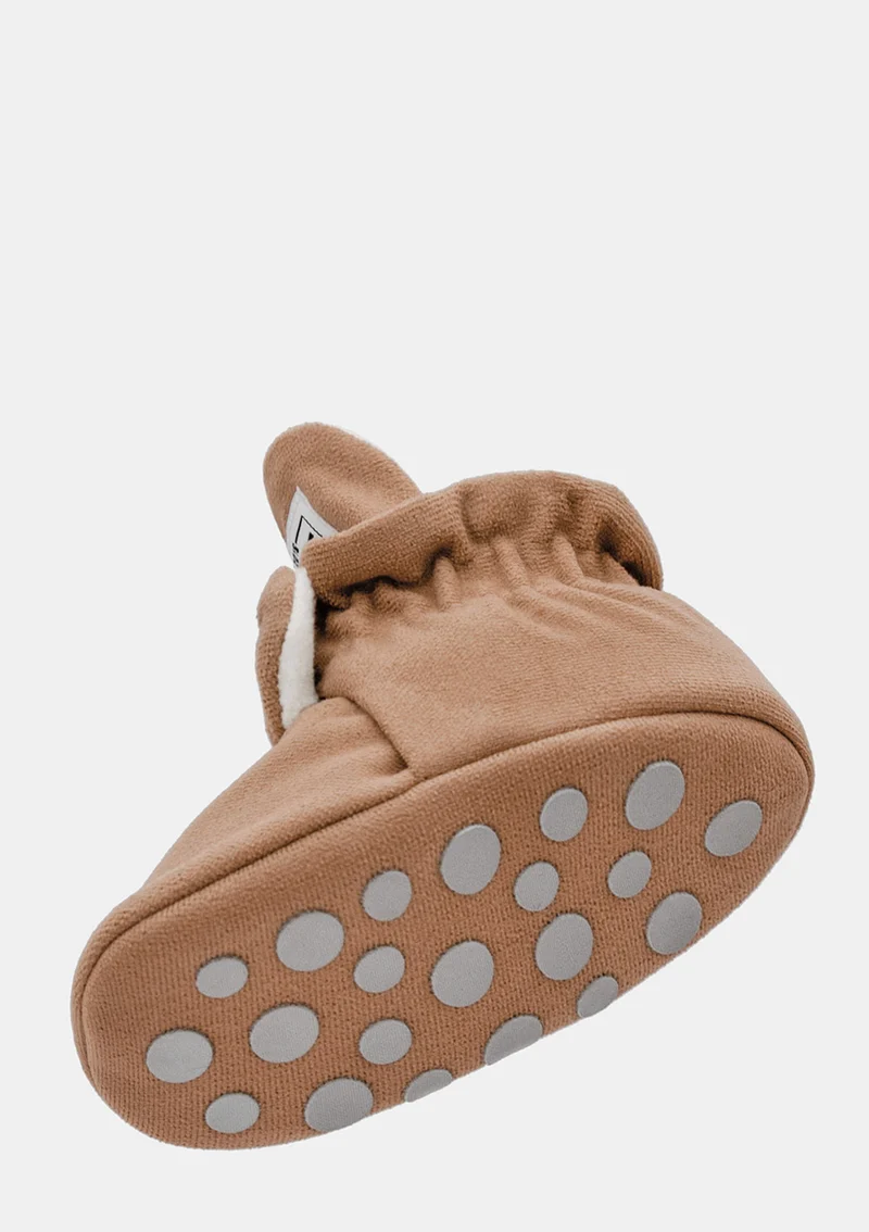 Baby Booties Gamuza Mocha